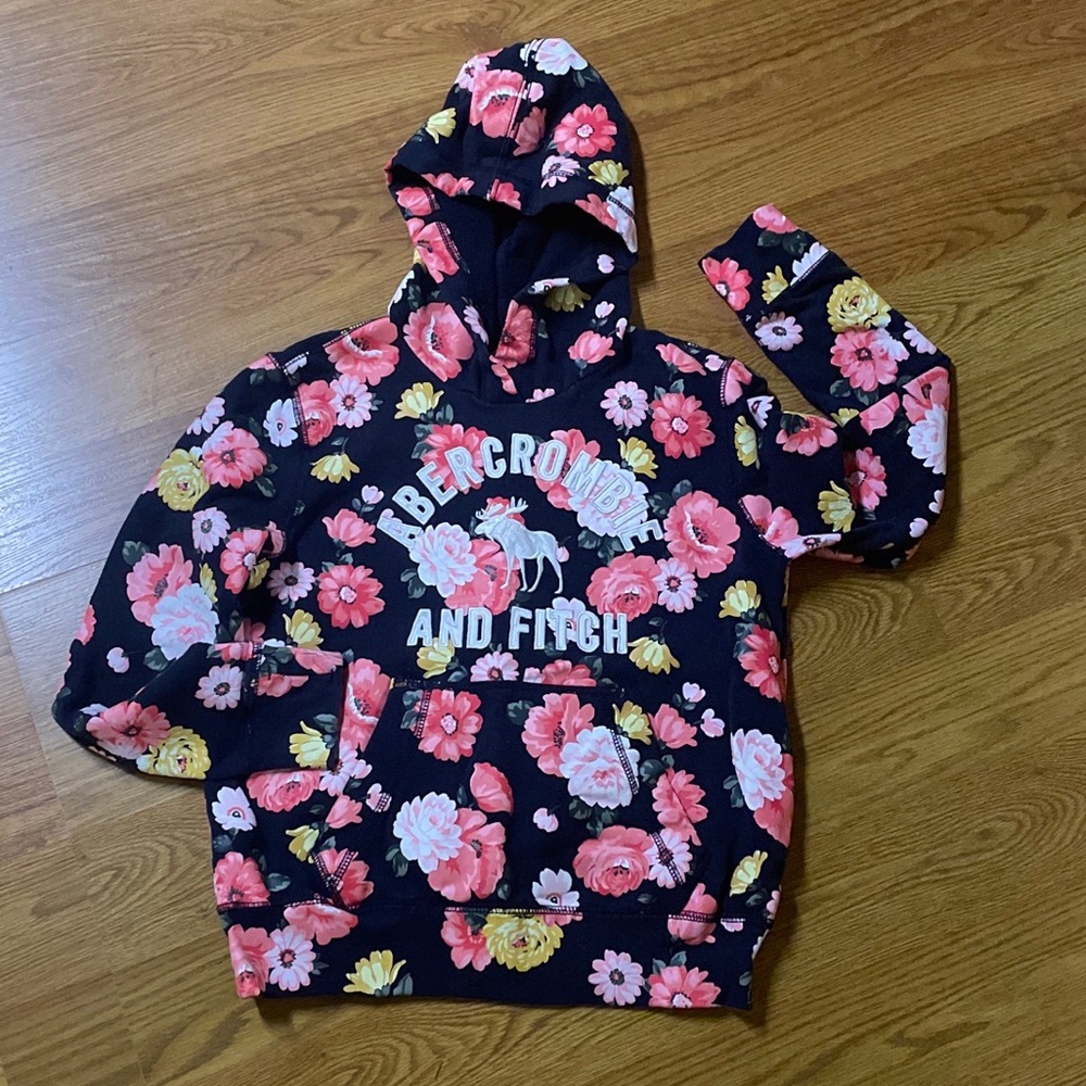 Abercrombie kids flower hoodie